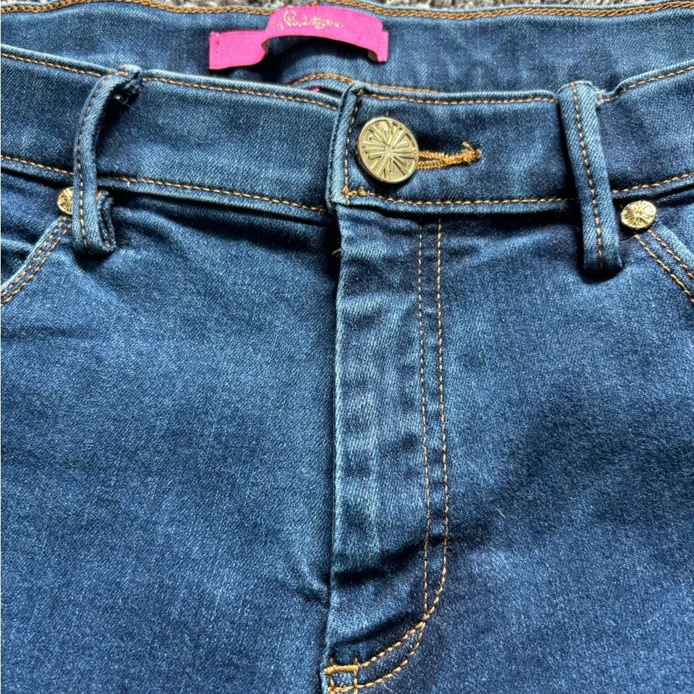 Lily Pulitzer denim jeans size 14 - Picture 2 of 5